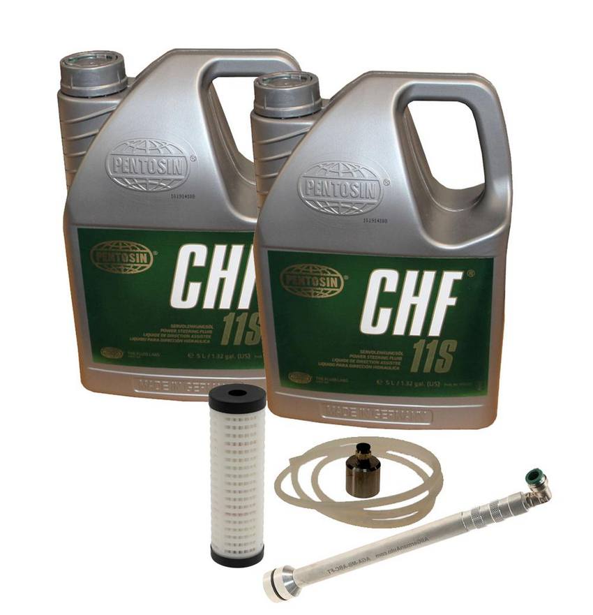 Mercedes Suspension Self-Leveling Unit Fluid Kit (10 Liter) (CHF 11S) 0031846101 - eEuroparts Kit 3086537KIT